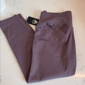 lululemon athletica Purple Ribbed Leggings